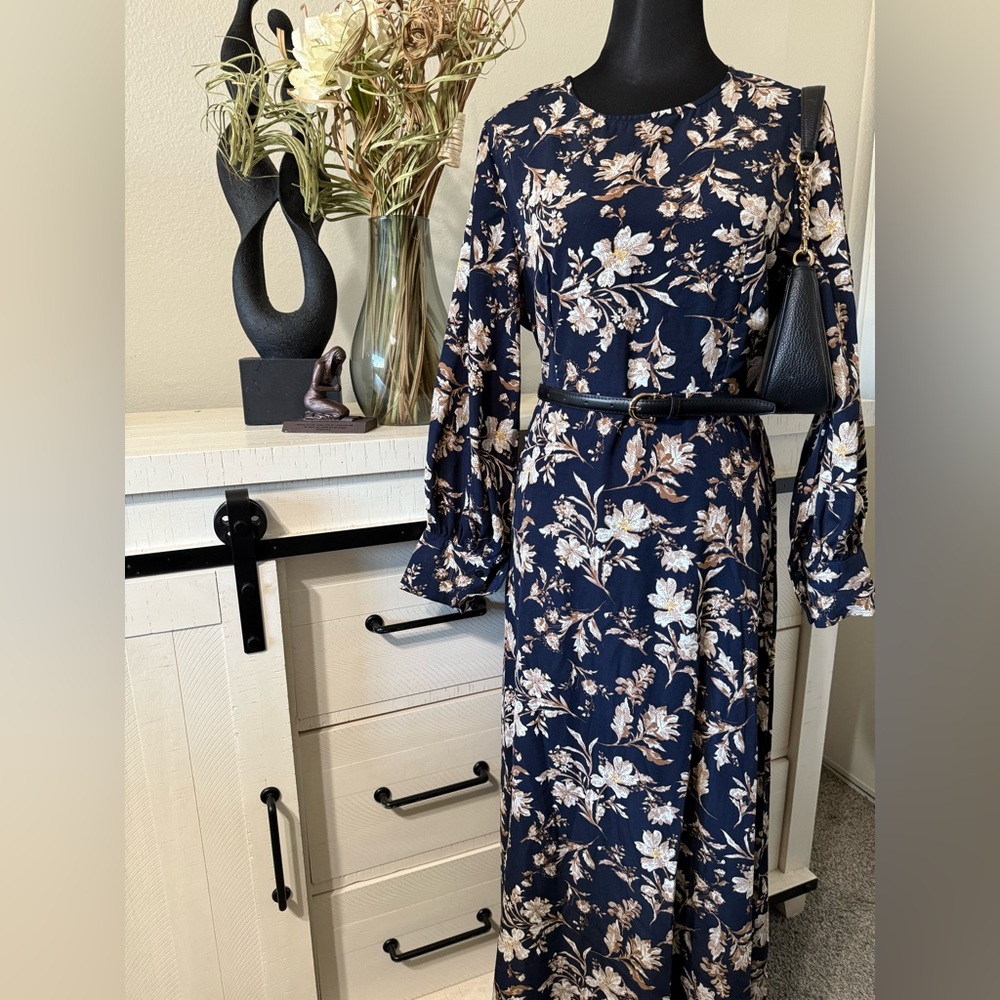 Floral Long Sleeve Dress